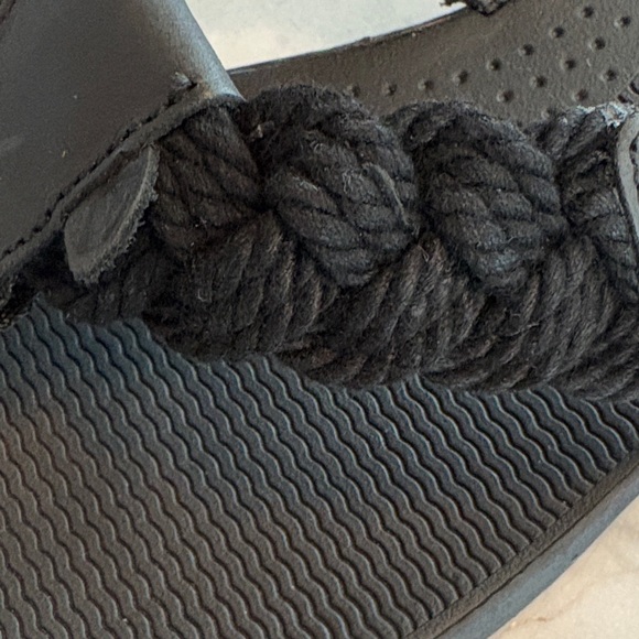 🆕Sperry Parrotfish Braid Black Flip-Flops - Picture 5 of 7